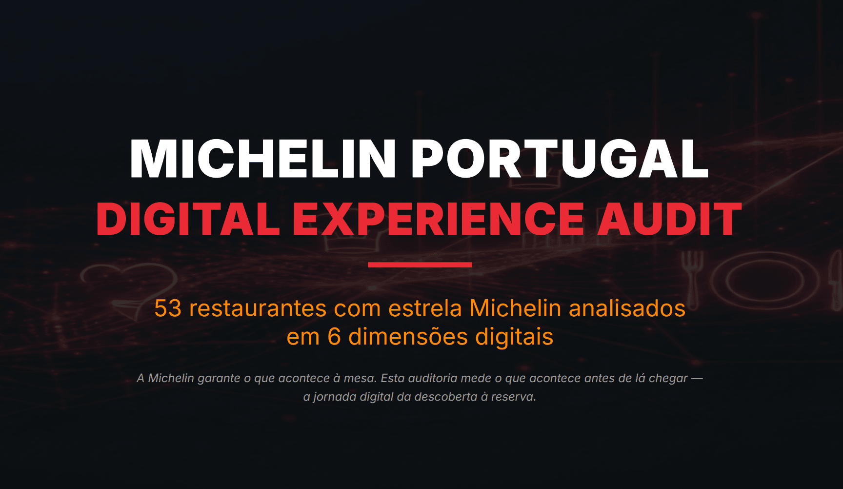 MICHELIN PORTUGAL DIGITAL EXPERIENCE AUDIT